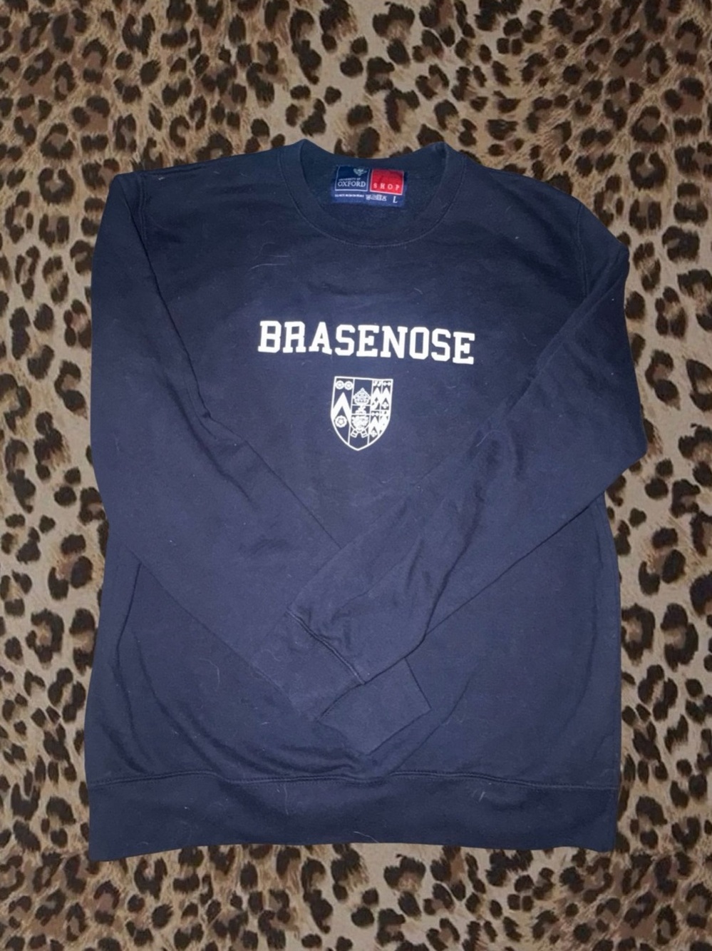 University of Oxford Shop Brasenose College Crew Neck Sweatshirt Large